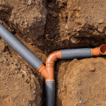 water pipe installation