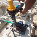 water pump installation