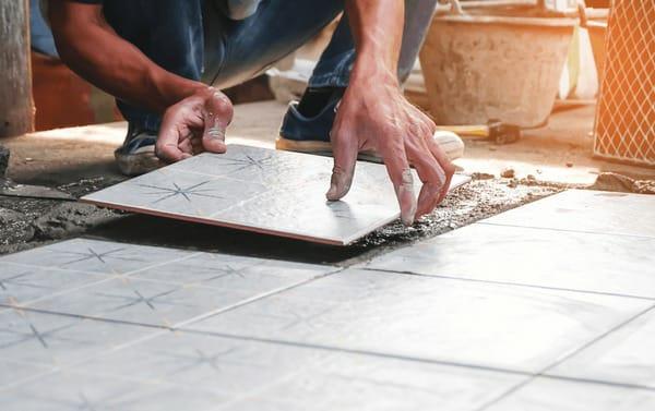 Tiles fixing