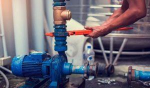 water pump fixing